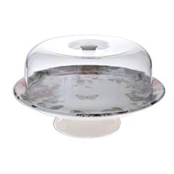 Yns 990763DIGI Dijital Baskılı Ayaklı Kek Fanus -Çeşit-