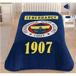 Kristal Lisans Fenerbahçe Klasik Logo Tek Kişilik Battaniye