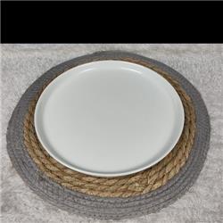 Güral GBSBLB25DU00 Bilbao Porselen Düz Tabak 25 cm 12'li