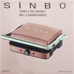 Sinbo SSM-2571 Elektrikli Tost Makinesi Pembe