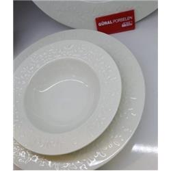 Güral Porselen DLB24Y400 Dilruba 24 Parça Yemek Takımı