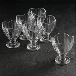 Diamonds / Vadi VD6538 Cam Dondurmalık Kase 6lı
