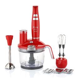 King KKB976 Hilde Komple Blender Set Kırmızı