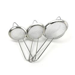 Cemre MTR-1909-24 Çelik Süzgeç Set 3lü (12-14-16cm)