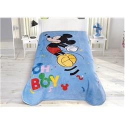 Kristal Disney Mickey Mouse Jump Lisanslı Tek Kişilik Battaniye