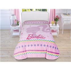 Kristal Barbie Pink Lisanslı Tek Kişilik Battaniye