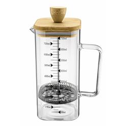 Bambum Linza French Press - Bambu Kapaklı Kahve Çay Demleme 750 ml