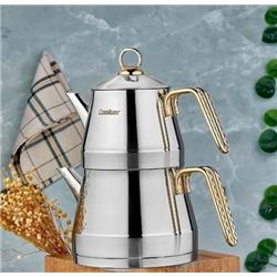 Cooker CKR2970 Alesta Çaydanlık Takımı Altın Aile