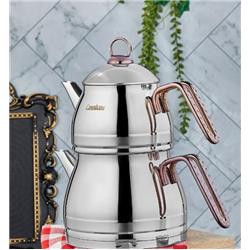 Cooker CKR2972 Lisa Çaydanlık Takımı Bakır Aile