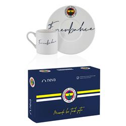 Neva N3420 Fenerbahçe Lisanslı El Yazılı Kahve Fincan Takımı 2'li
