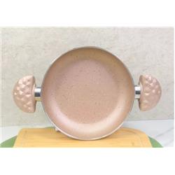 Meşeler Granit Omlet Sahan Rose 18cm