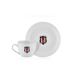 Neva N3426 Taraftar Beşiktaş Arma Logo Çay Fincan Takımı 2li