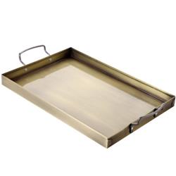 Balsa BLS7123 Gold Kaplama Servis Sunum Tepsi 37x25cm