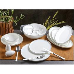 Gönül G3161 Bone China Silver 55 Parça Yemek Takımı