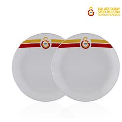 Neva N3472 Taraftar Galatasaray Çizgili Lisanslı Servis Tabağı 25cm 2li