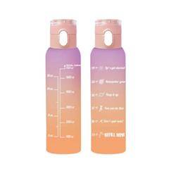 Herevin 161407 Motivasyon Su Matarası Su Şişesi 750 Ml -Renkli-