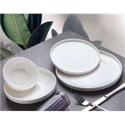 Gönül G4490 Bone China 24 Parça Yemek Takımı White