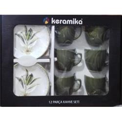 Keramika 703631 Stoneware Magic Kahve Fincan Takımı
