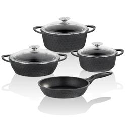 Taç Gurme Döküm 7 Parça Tencere Seti
