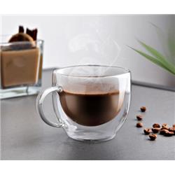 Gönül G3320 Cam Çift Cidarlı Kupa Bardak 200 Ml