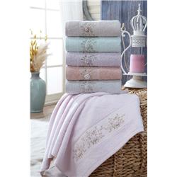 Fiesta 1555 Jannifer Bambu Analı Kızlı Havlu 30x50cm 6lı - 50x90cm 6lı -Çeşit-