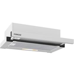 Ferrole 7021 W VR7 Çift Motorlu Sürgülü Aspiratör Beyaz