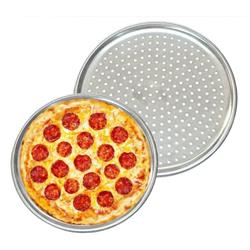 Emrullah Paslanmaz Çelik Delikli Pizza Tepsisi 34 Cm