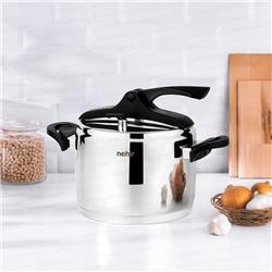Nehir Silver Trend Klasik Düdüklü Tencere 8 Litre
