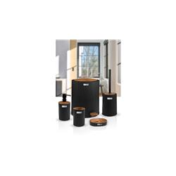 Okyanus 450-3-S Coliseum Akrilik 5 Parça Banyo Seti Ahşap / Siyah