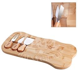 Balsa BMB009 Bambu Peynir Sunum Tepsi Seti 18x13x1,5 cm