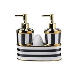 Lavin 40051 Harmony Porselen Süngerli Fırçalı Sıvı Sabunluk Mutfak Seti