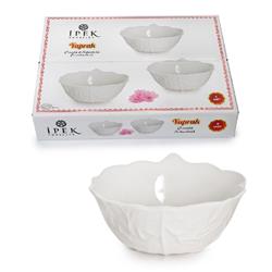 İpek SB-99 Yaprak Çerezlik & Kahvaltılık Porselen Kase 8,5 cm 6lı