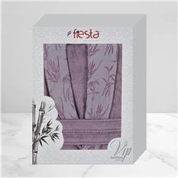 Fiesta 564 Vip Bambu Jakarlı Tekli Bornoz -Çeşit-