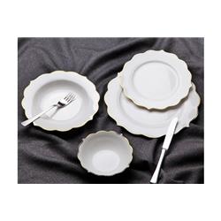 Gönül G4535 Star Gold Porselen 24 Parça Yemek Takımı