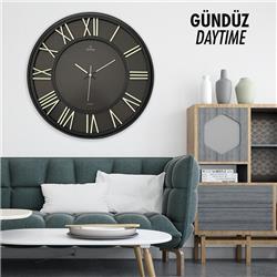 Galaxy FS-719-K Fosforlu Dekoratif Duvar Saati