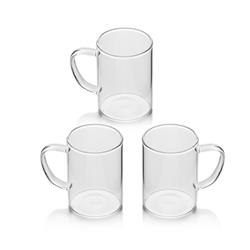 Cemre MTR-2003-164 Termisil Cam Kupa Bardak 200 ml 3'lü