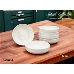 Gönül G4013 Porselen Yuvarlak Tabak 12x3,5 cm