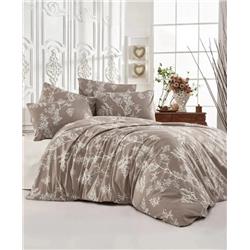 Çethome Tek Kişilik Nevresim Takımı Ivy Kahve