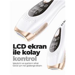 Pirantech BHRL-10 Lcd Ekranlı 9 Seviyeli Cilt Gençleştirici Buz Lazer Ipl Epilasyon Tüy Alma Aleti