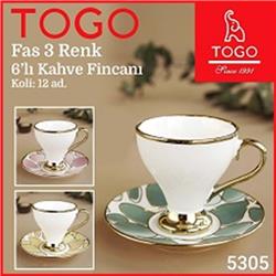Togo 5305 Fas 6 Kişilik Kahve Fincan Takımı