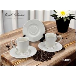Gönül G4021 Porselen 6 Kişilik Kahve Fincan Takımı