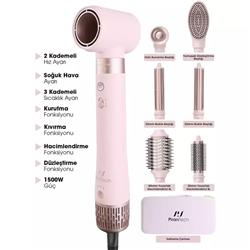 Pirantech KS-611 Airwrap 6in1 Saç Kurutma ve Şekillendirme Seti