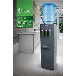 Kiwi KWP-8556 Paslanmaz Çelik Depolu Su Sebili 3 Musluklu