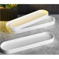 Lavin 44103 Marya Porselen Oval Sunum Tabağı 3lü