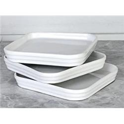 Lavin 44141 Zaria Porselen Kare Sunum Tabak 3lü