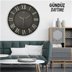 Galaxy FS-719-G Fosforlu Dekoratif Duvar Saati