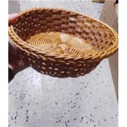 Sever Home BJ72322 Plastik Hasır Yuvarlak Ekmek Sepeti