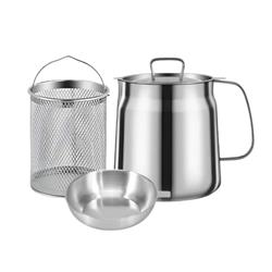 Cemre MTR-2503820 Paslanmaz Çelik Derin Kızartma Tenceresi 2 Lt