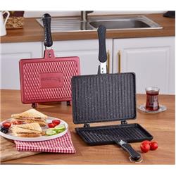 Polochef OTM-124 Crystal Granit Döküm Ocak Üstü El Tost Makinesi
