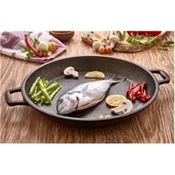 PoloChef IDT-136 Granit Döküm Gözleme Bazlama Tava Sahan 36 cm